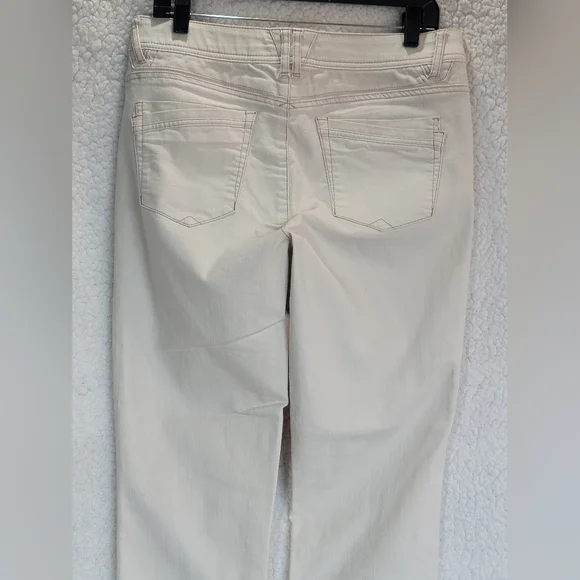 Democracy Women's Cream Skinny Jeans Size 10 - Picture 8 of 10